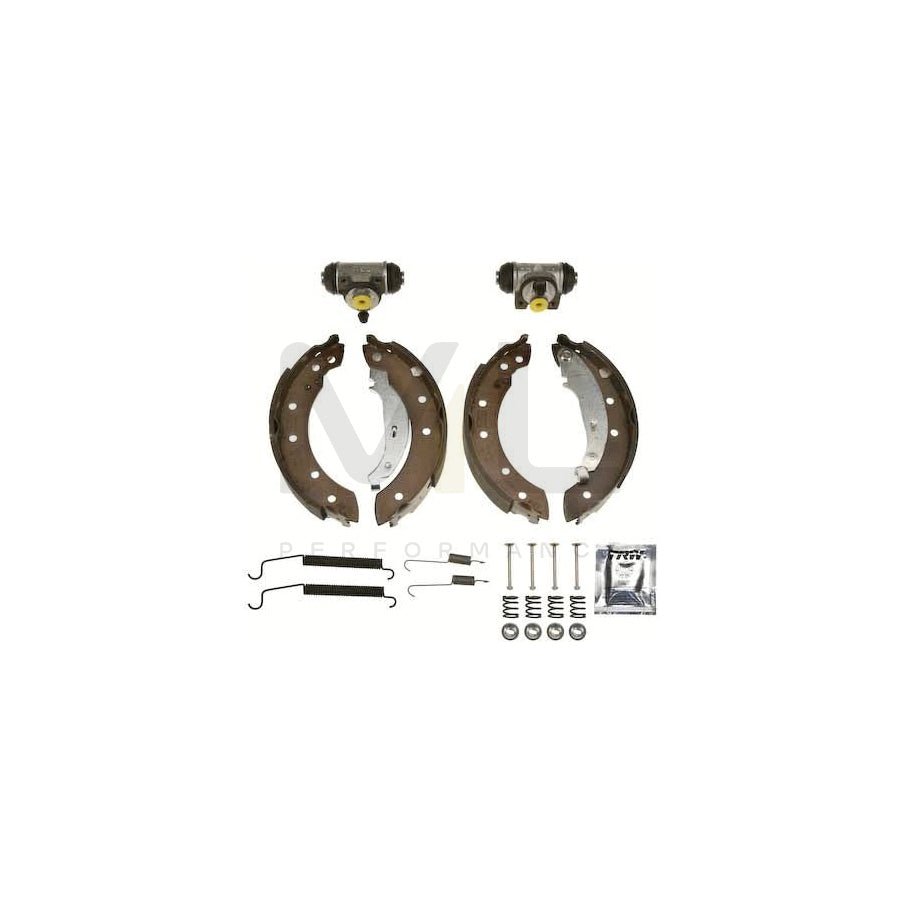 TRW Brake Kit BK1058 Brake Shoe Set with wheel brake cylinder