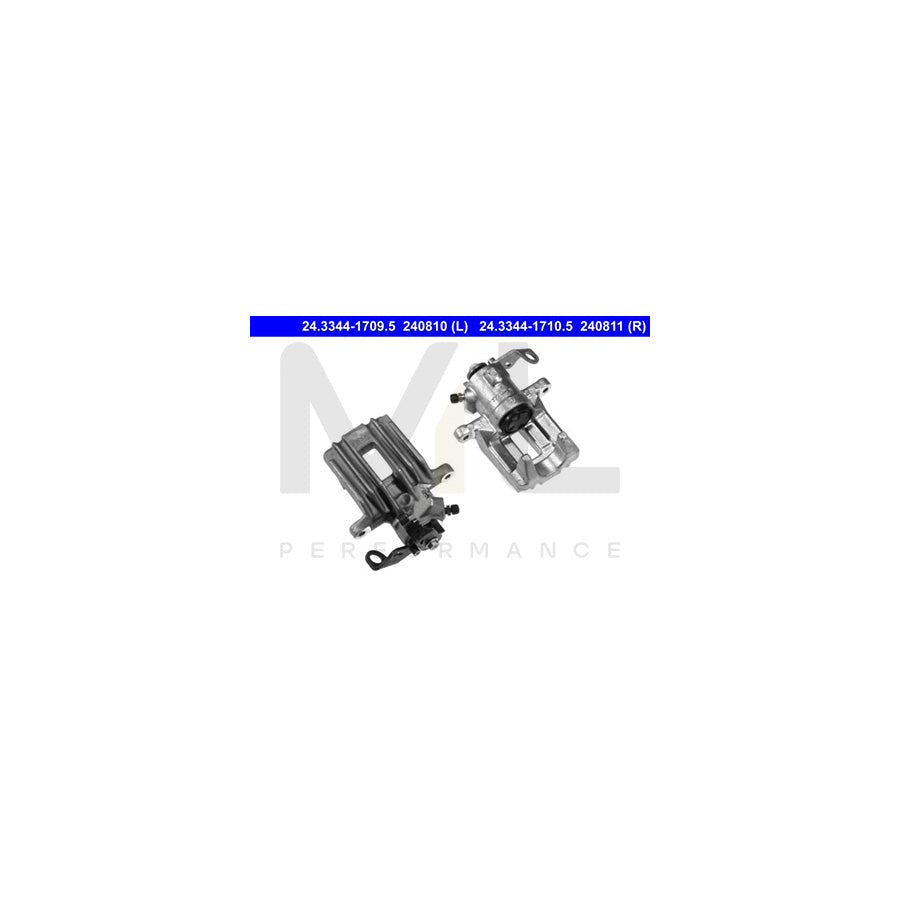 ATE 24.3344-1710.5 Brake Caliper without holder