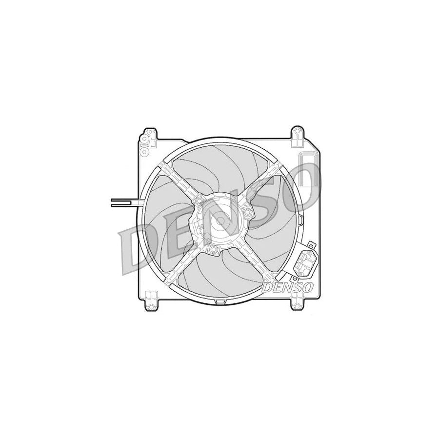 DENSO DER09007 Fan, Radiator for Fiat Bravo I Hatchback (182)