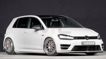 Rieger 00088091 VW Mk7 Mk7-Line Golf R Front Splitter 3 | ML Performance UK Car Parts