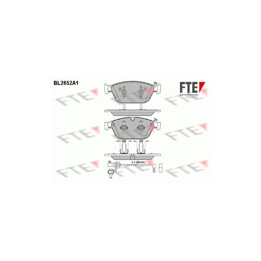 FTE Bl2652A1 Brake Pad Set