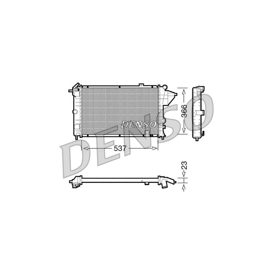 DENSO DRM20023 Engine Radiator
