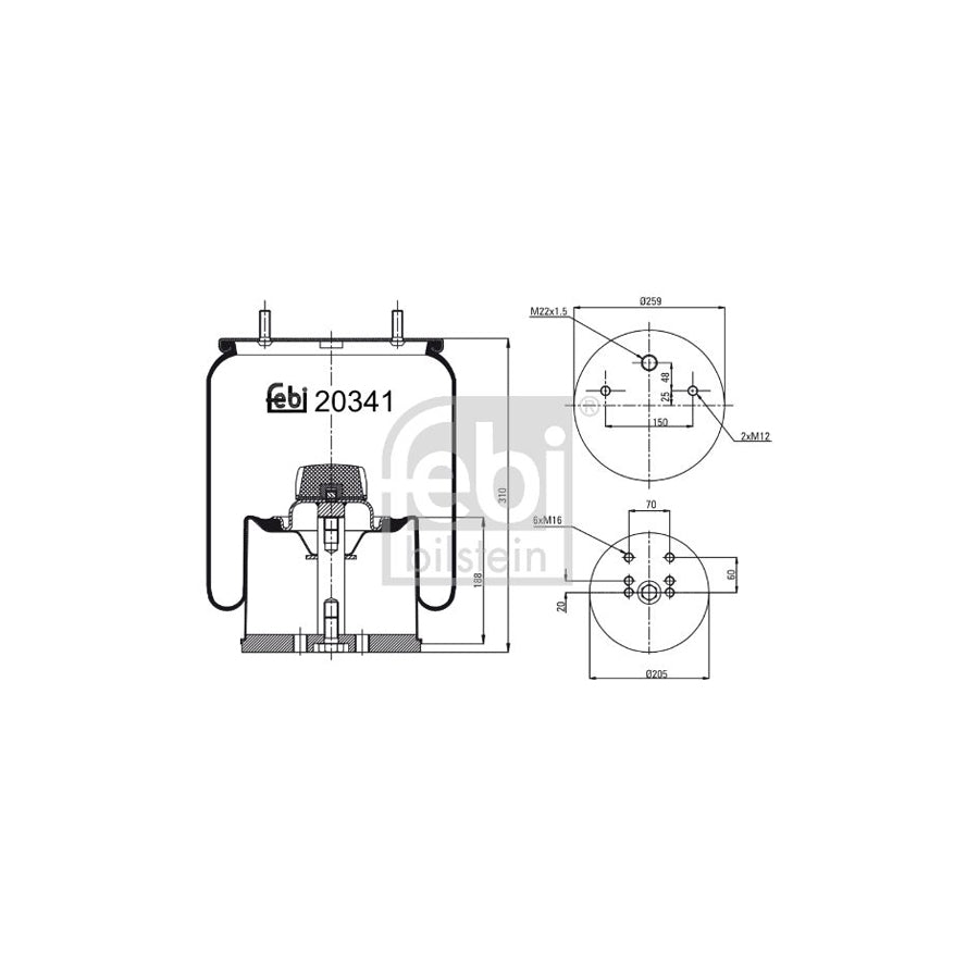 Febi Bilstein 41433 Anti Roll Bar Bush