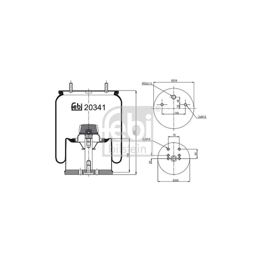 Febi Bilstein 41433 Anti Roll Bar Bush