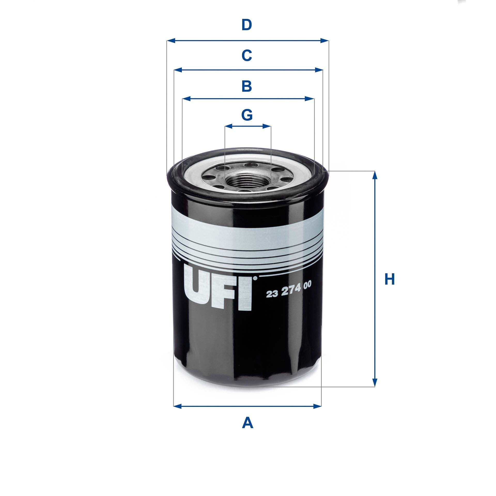 UFI 23.274.00 Oil Filter