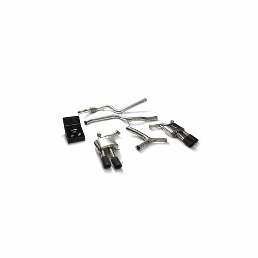 Armytrix AU9C2-QS11M Valvetronic Exhaust System Audi A5 Coupe 2WD B9 2016-2022 with Quad Matte Black 3.5"