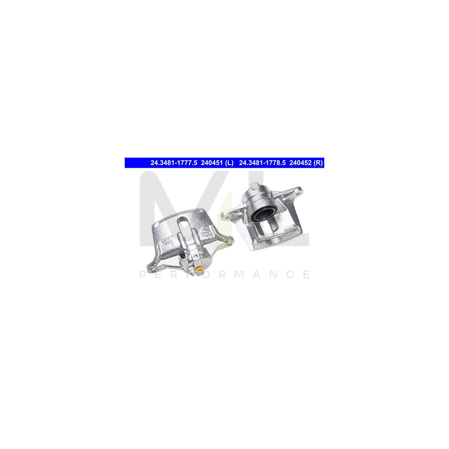 ATE 24.3481-1777.5 Brake Caliper without holder