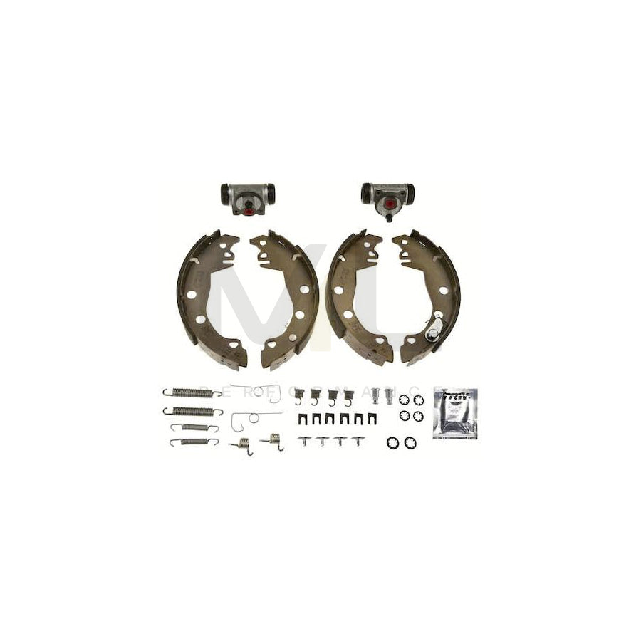 TRW Brake Kit BK1140 Brake Shoe Set with wheel brake cylinder