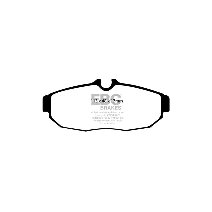 EBC PD03KR301 Ford Mustang Yellowstuff Rear Brake Pad & Plain Disc Kit 2 | ML Performance UK Car Parts