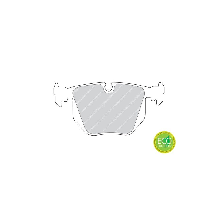 Ferodo FSL1303 Brake Pad Set Suitable for Mercedes-Benz A-Class (W168) Fuse+ Technology, Prepared for Wear Indicator