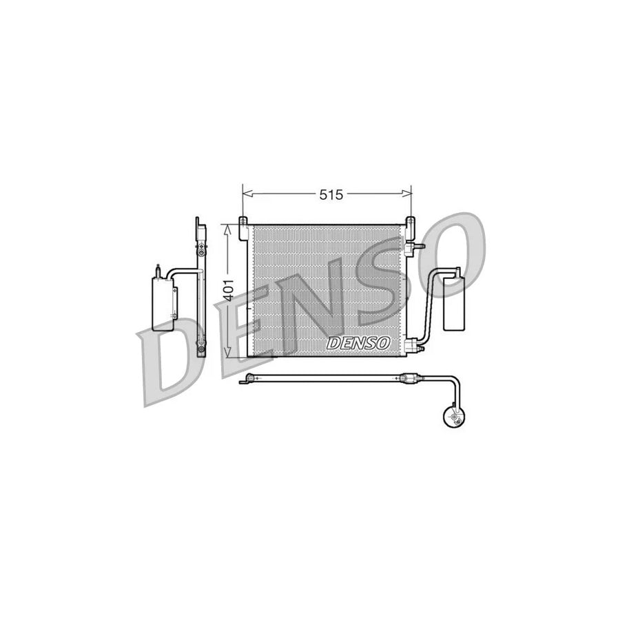 DENSO DCN20033 Air Conditioning Condenser