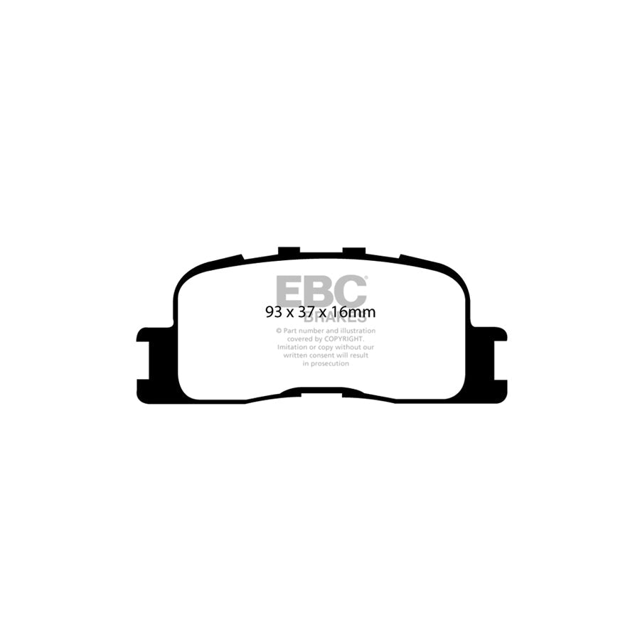 EBC PDKR964 Toyota Camry Ultimax Rear Brake Pad & Plain Disc Kit 2 | ML Performance UK Car Parts