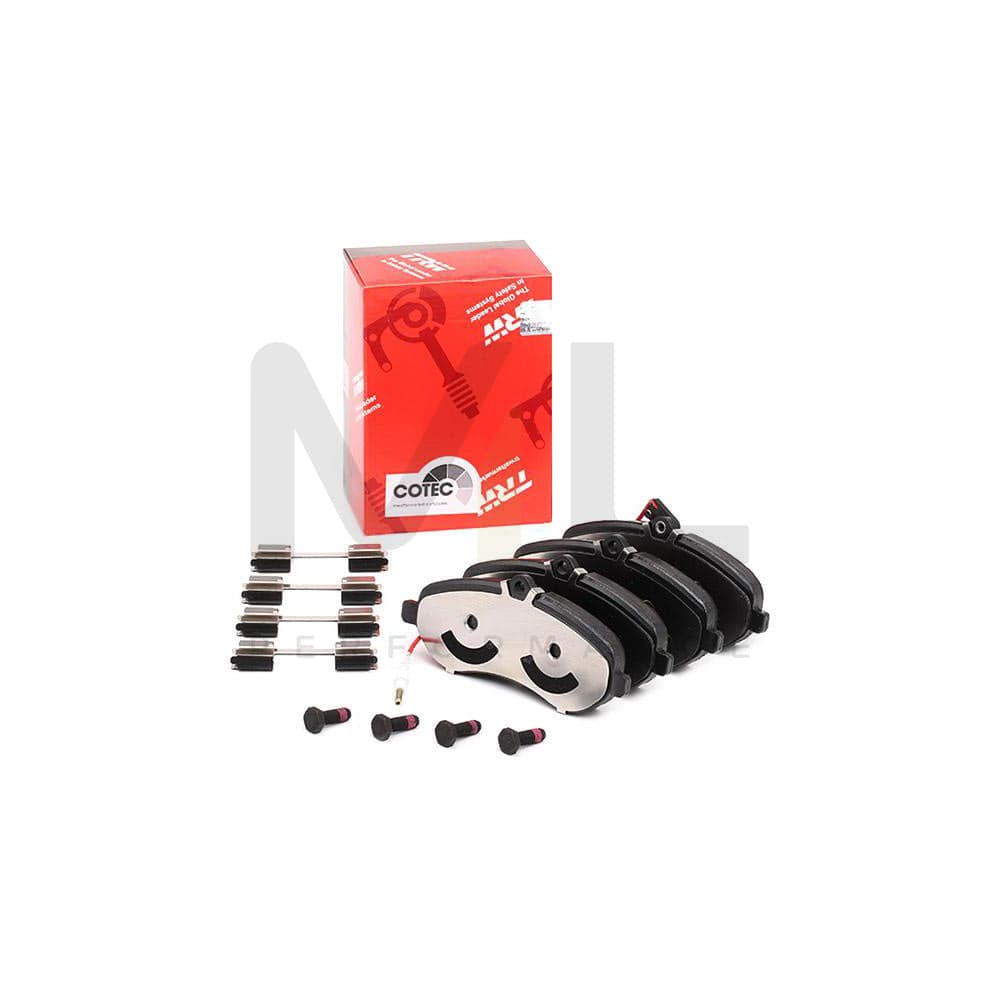 TRW Cotec Gdb1719 Brake Pad Set Incl. Wear Warning Contact, With Brake Caliper Screws, With Accessories