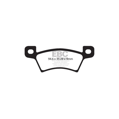 EBC DPX2128 Microcar MC2 Ultimax Rear Brake Pads - Comex Caliper 2 | ML Performance UK Car Parts