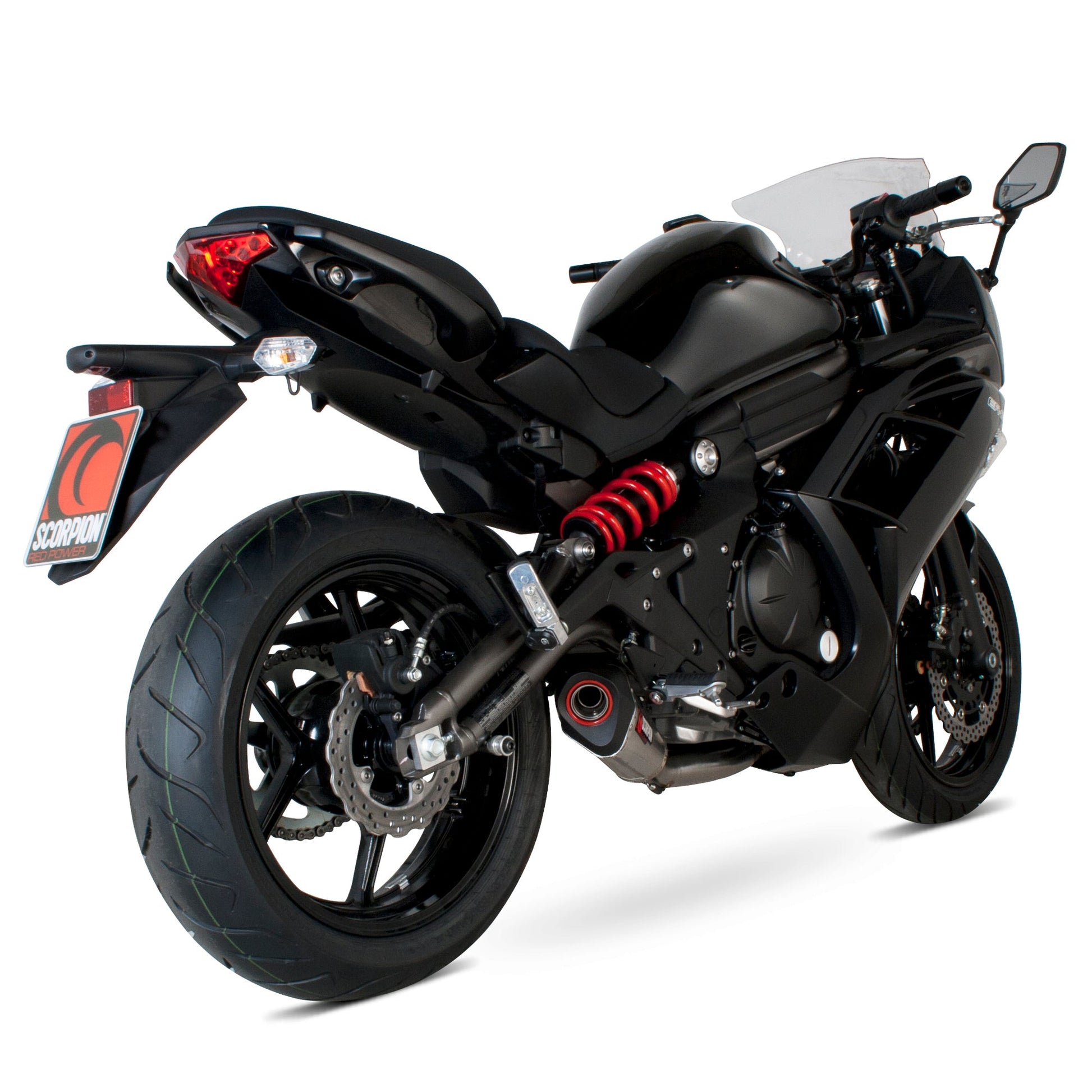 Scorpion RKA90SYSSEO Kawasaki ER6 F/N Serket Taper Full System - Brushed Stainless Steel Sleeve | ML Performance UK UK