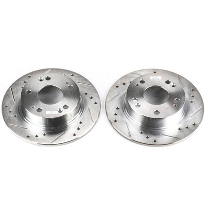 PowerStop Power Stop 04-08 Acura TSX Rear Evolution Drilled & Slotted Rotors - Pair