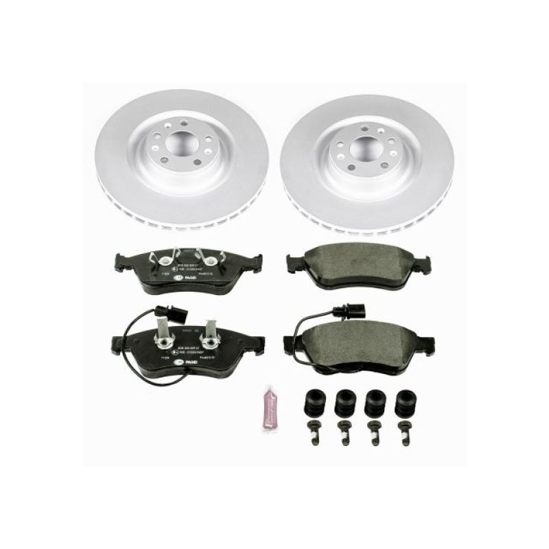 PowerStop Power Stop 09-11 Audi A6 Quattro Front Euro-Stop Brake Kit