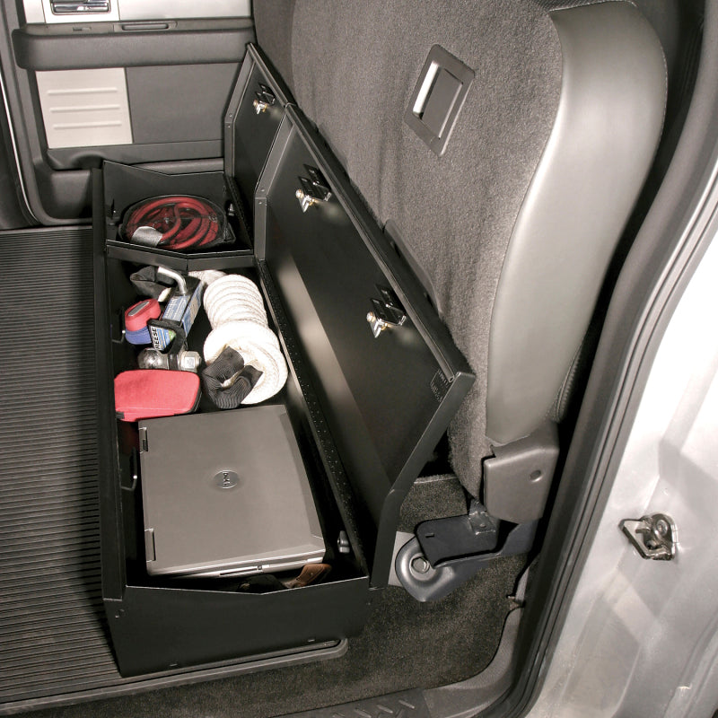 Tuffy Products Tuffy Ford F150 Supercrew Underseat Lockbox Full Length W/ Keyed Lock