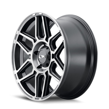 ION Wheels ION Type 146 20x9 / 6x139.7 BP / 0mm Offset / 106mm Hub Matte Black W/Machined Dart Tint Wheel