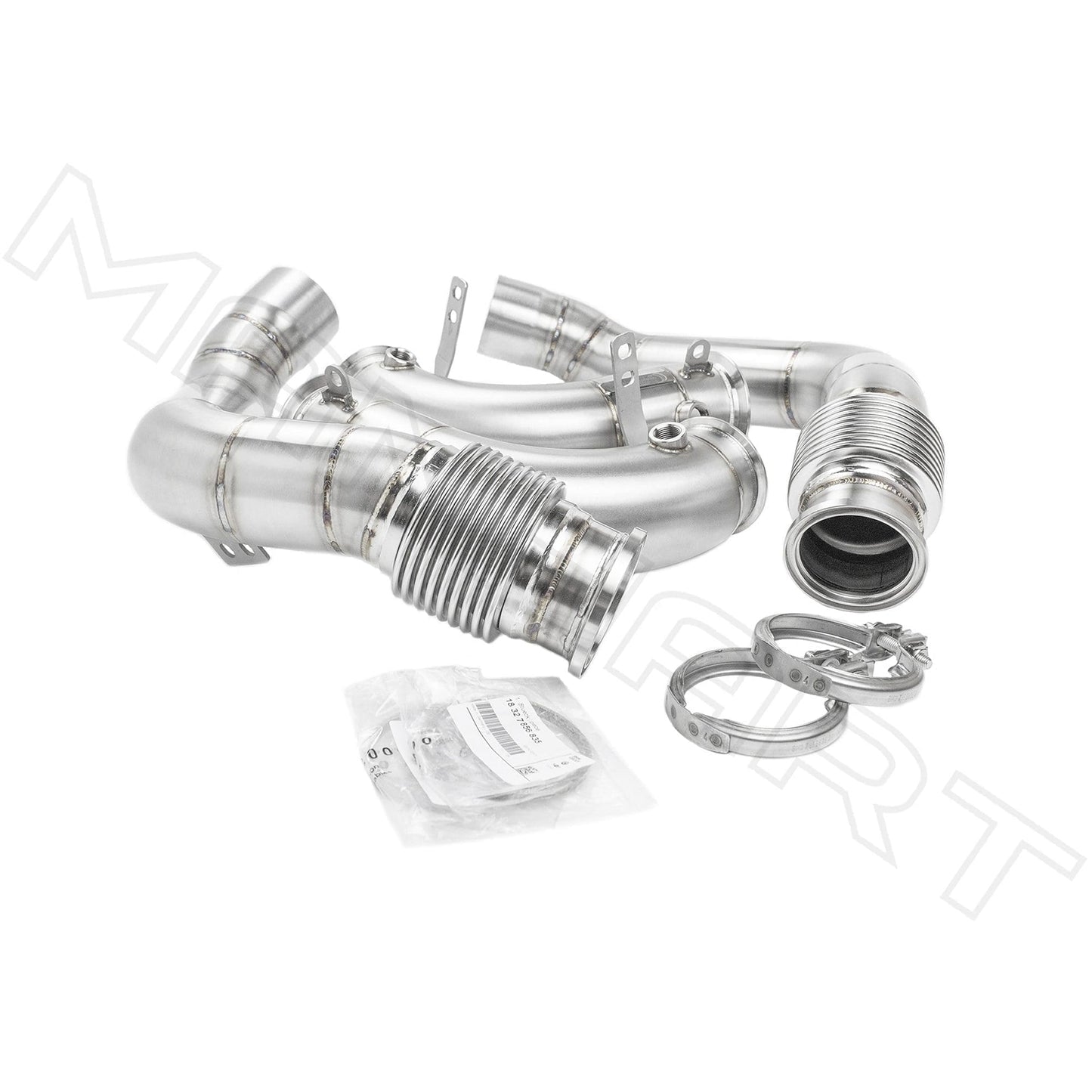 MANHART MH5F9011100_M8 DOWNPIPES RACE FOR BMW F9X M8 (COMPETITION) CAT-REPLACEMENT (PART 1 OF 2)