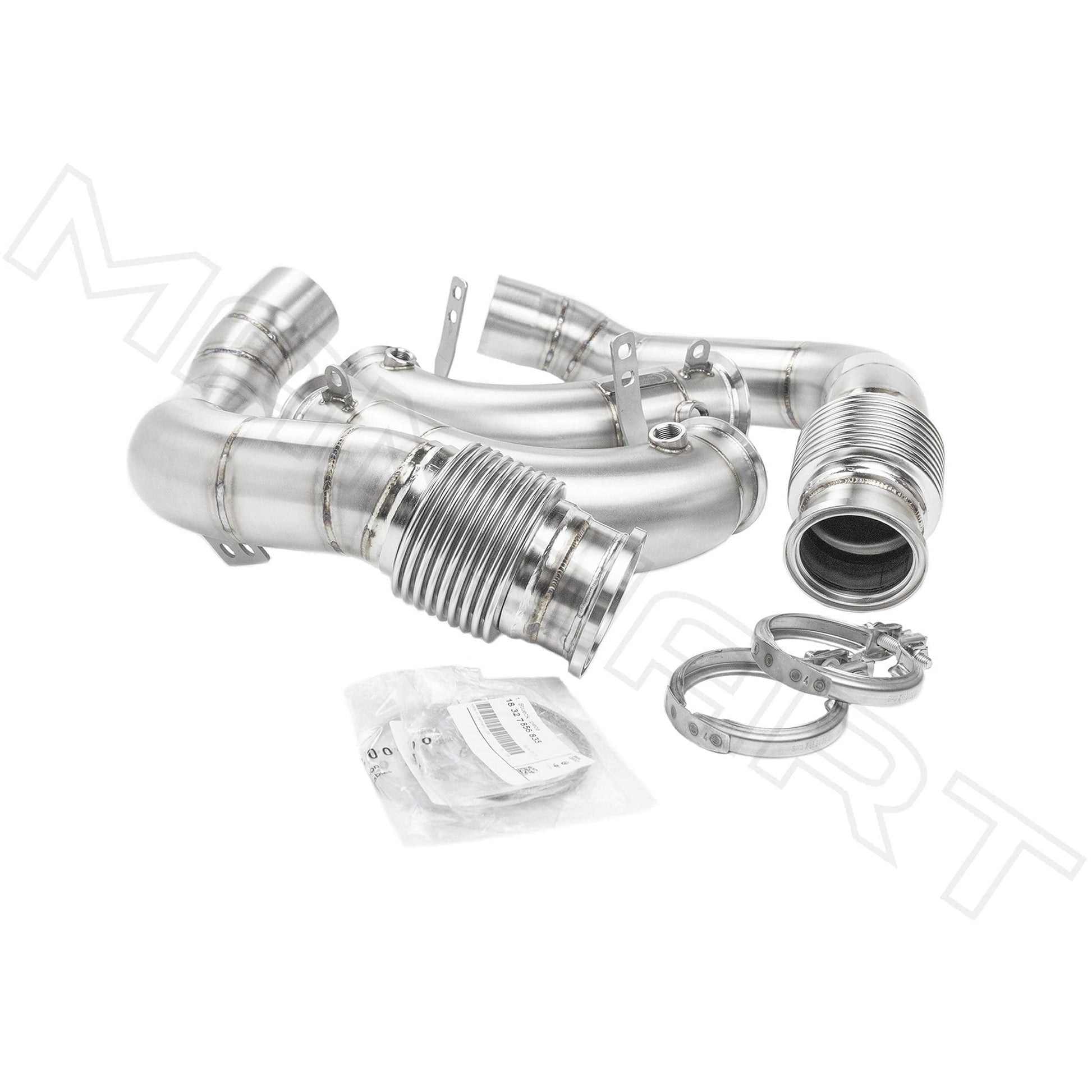 MANHART MH5F9011100_M8 DOWNPIPES RACE FOR BMW F9X M8 (COMPETITION) CAT-REPLACEMENT (PART 1 OF 2)