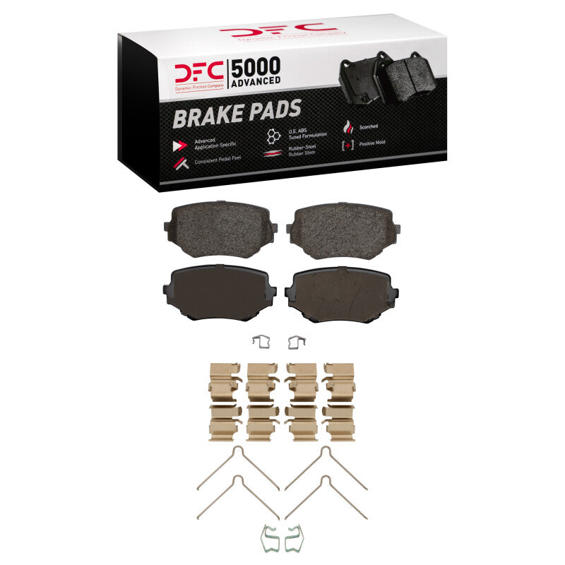 DFC 96-08 Chevrolet Tracker Front 5000 Advanced Ceramic Brake Pads and Hardware Kit