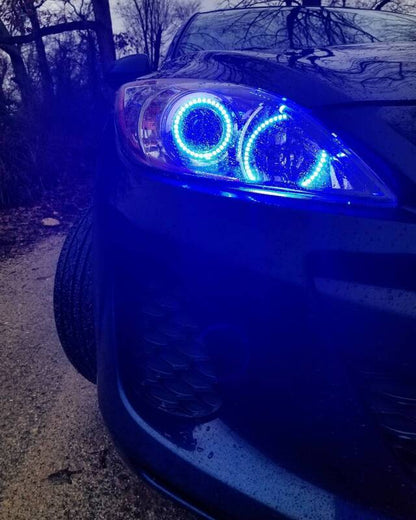 ORACLE Lighting Oracle Mazda 3 10-12 Halo Kit - ColorSHIFT w/ BC1 Controller
