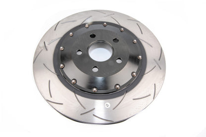 DBA 17+ Honda Civic Type R 5000 Fully Assembled 2-Piece Black Rotor Hat T3 Slotted 350mm x 32mm