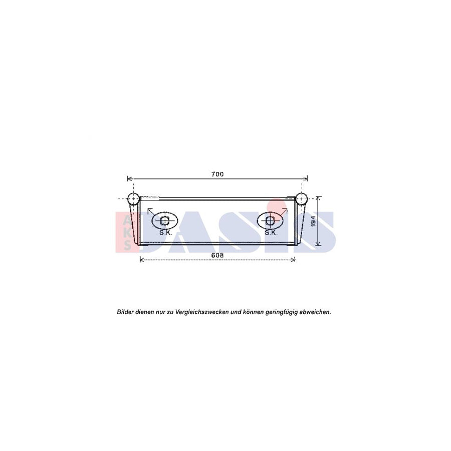 AKS Dasis 170008N Engine Radiator for Porsche 911