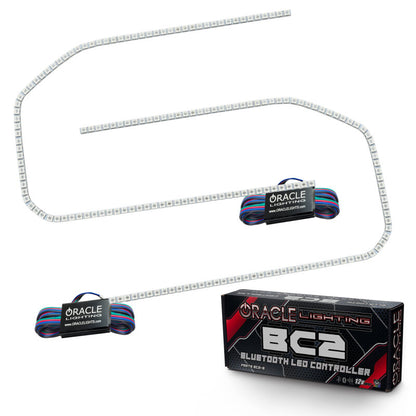 ORACLE Lighting Oracle 16-18 GMC Sierra Headlight DRL Upgrade Kit - ColorSHIFT w/ BC1 Controller