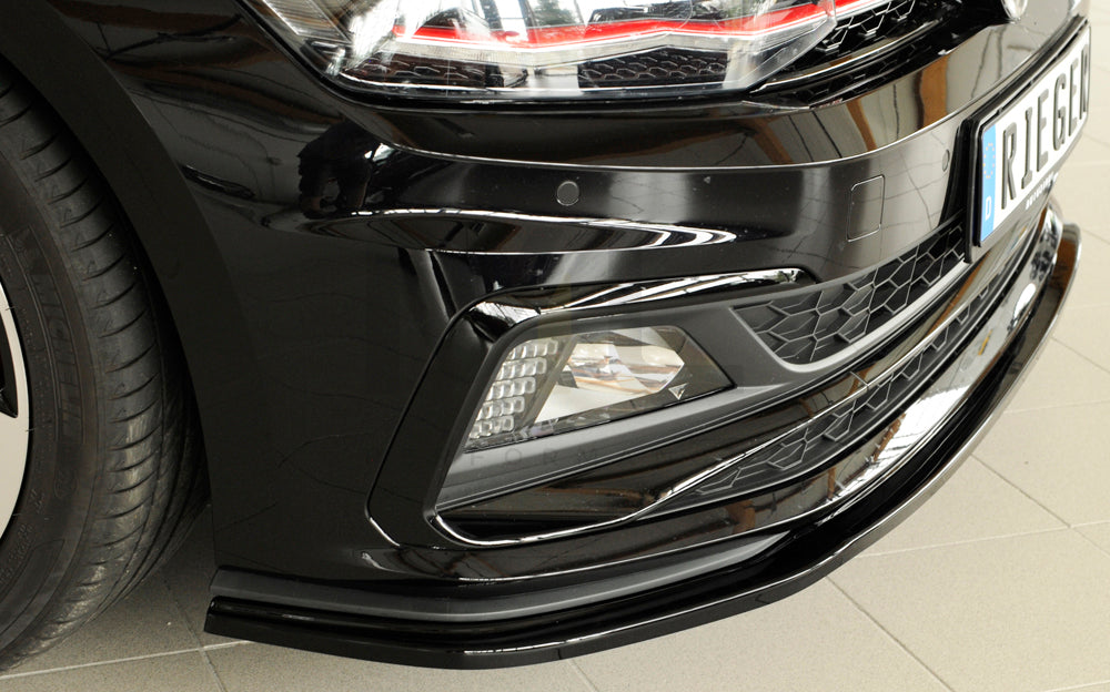 Rieger 00088167 VW Polo AW Front Splitter (Inc. Polo AW GTI) 7 | ML Performance UK Car Parts