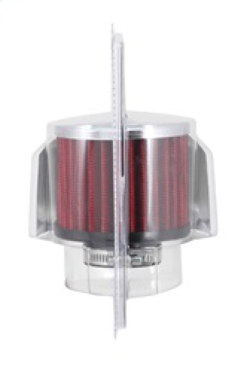 K&N Engineering K&N 1.375in Flange ID x 3in OD x 2.5in Height Clamp On Crankcase Vent Filter
