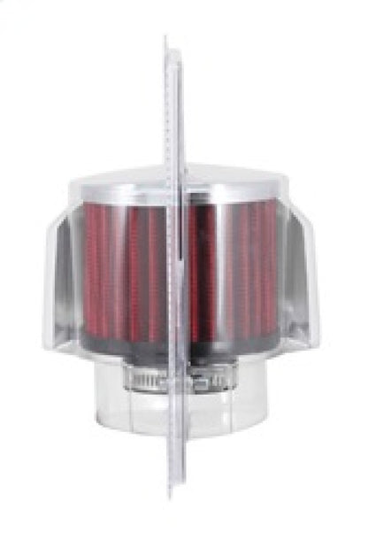 K&N Engineering K&N 1.375in Flange ID x 3in OD x 2.5in Height Clamp On Crankcase Vent Filter