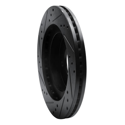 R1 Concepts R1 98-04 Chrysler CONCORDE Front Right Drilled & Slotted Black Brake Rotor