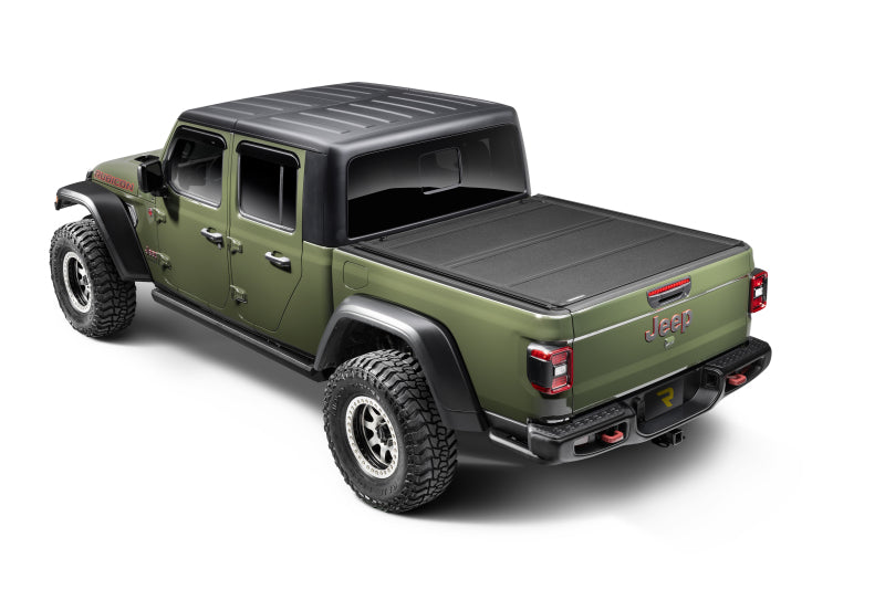 Go Rhino RealTruck 20-24 Jeep Gladiator CC 4dr VoltStep Electric Running Board Kit - Bedliner Coating