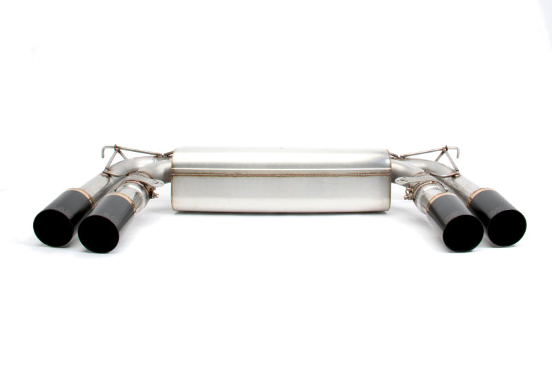 Dinan 15-19 BMW X5 M/X6 M (F85/F86) Free Flow Axleback Exhaust System - Black Tips