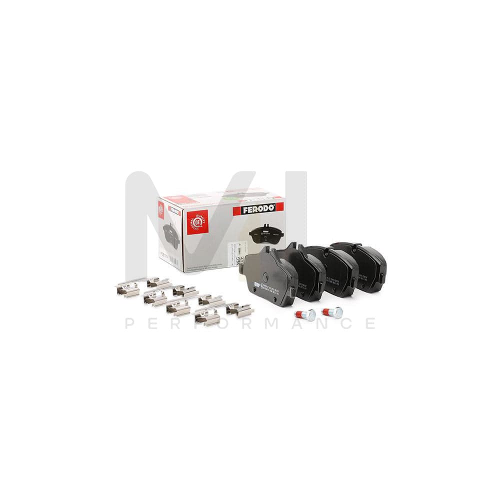 Ferodo Premier Eco Friction FDB1747 Brake Pad Set for BMW 1 Series Prepared for Wear Indicator, With Brake Caliper Screws, With Accessories