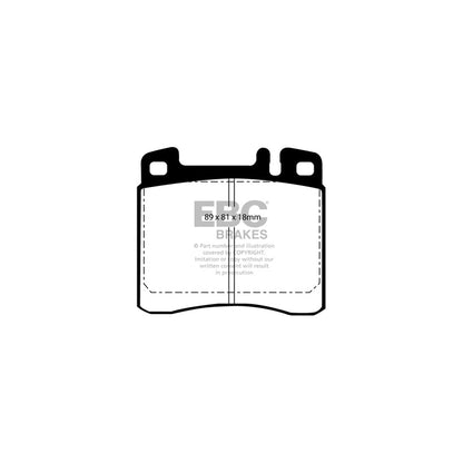 EBC DP888 Mercedes-Benz W140 Ultimax Front Brake Pads - ATE Caliper 2 | ML Performance UK Car Parts