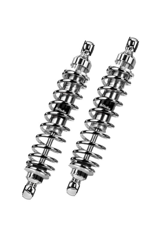 Bitubo Suspension Bitubo WMB0 Twinshocks Adjustable: Spring Preload, Length 281mm, Chrome Edition