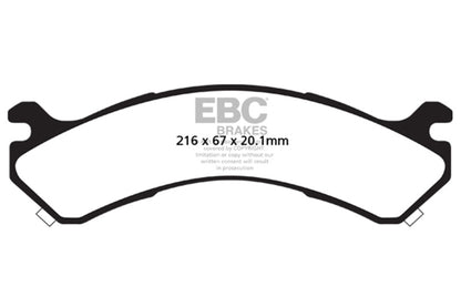 EBC 01-05 Chevrolet Silverado 3500 (2WD) Greenstuff Rear Brake Pads