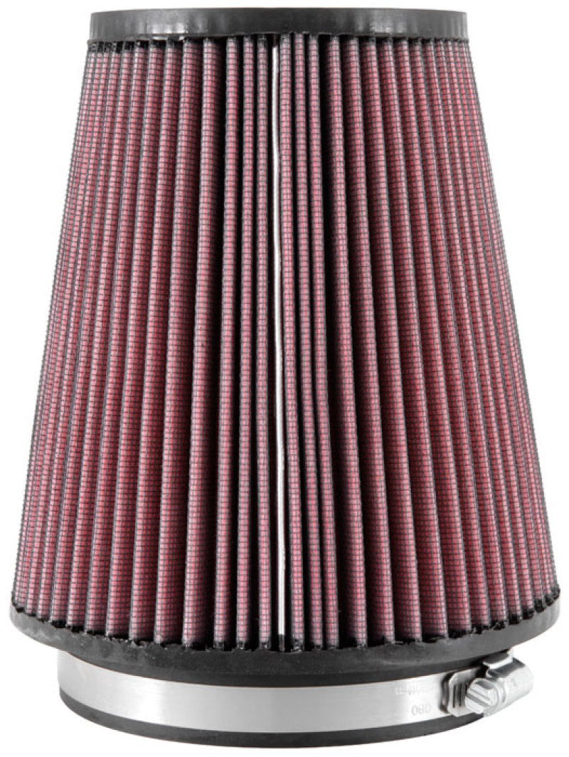 K&N Engineering K&N Filter Universal Rubber Filter 5 inch Flange 6 1/2 inch Base 4 3/8 inch Top 7 inch Height