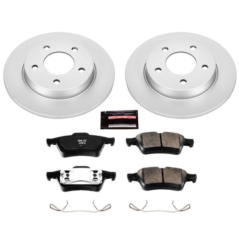 PowerStop Power Stop 04-05 Mazda 3 Rear Z17 Evolution Geomet Coated Brake Kit