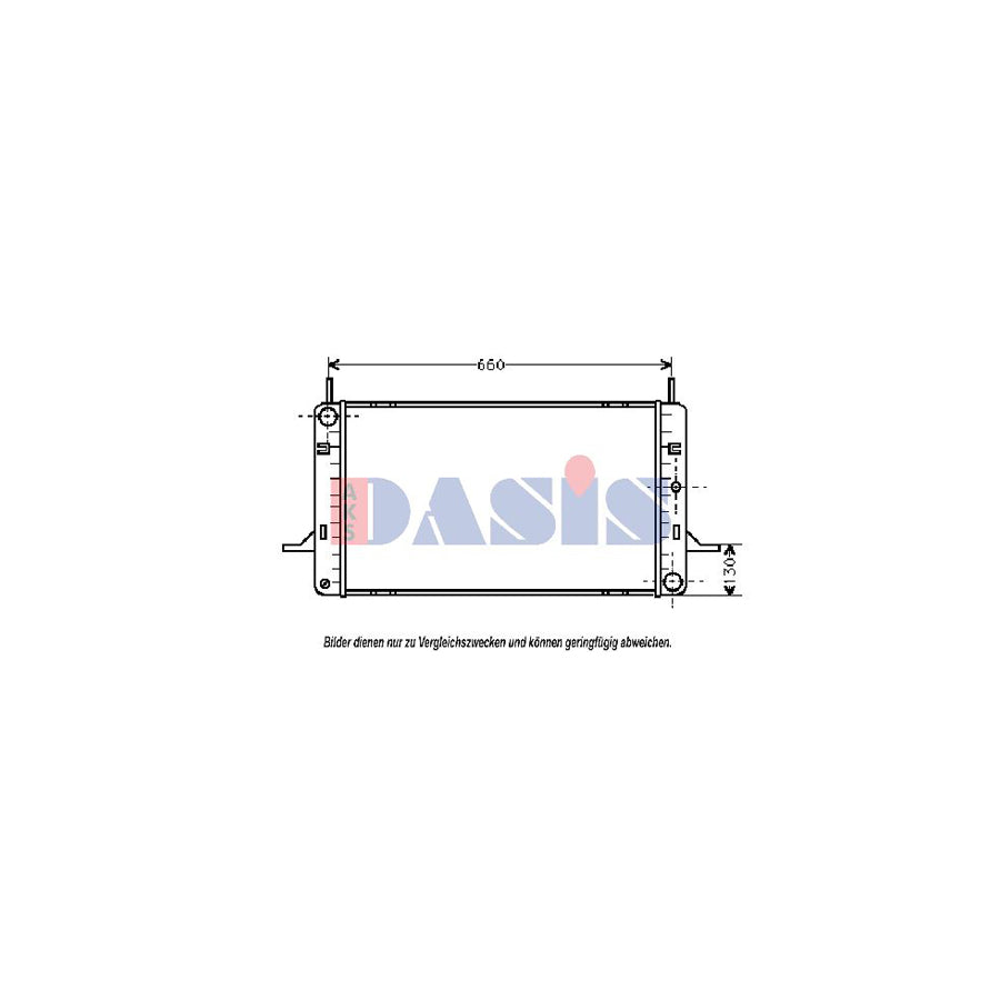 AKS Dasis 090820N Engine Radiator