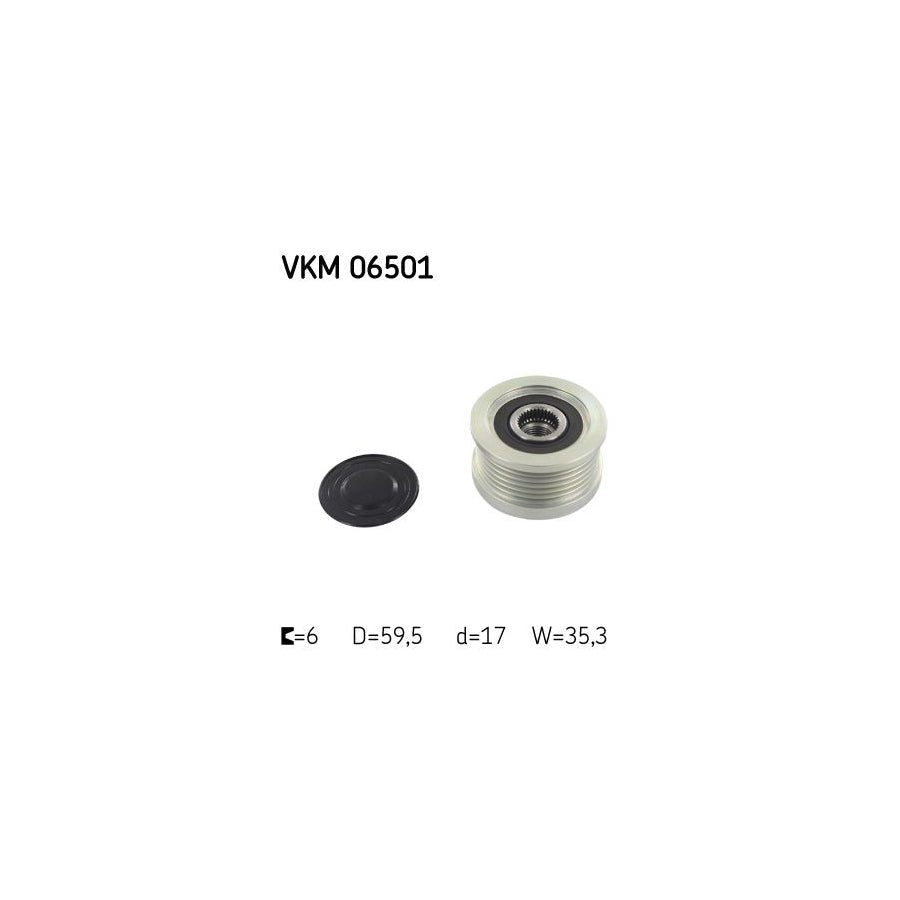 Skf Vkm 06501 Alternator Freewheel Clutch
