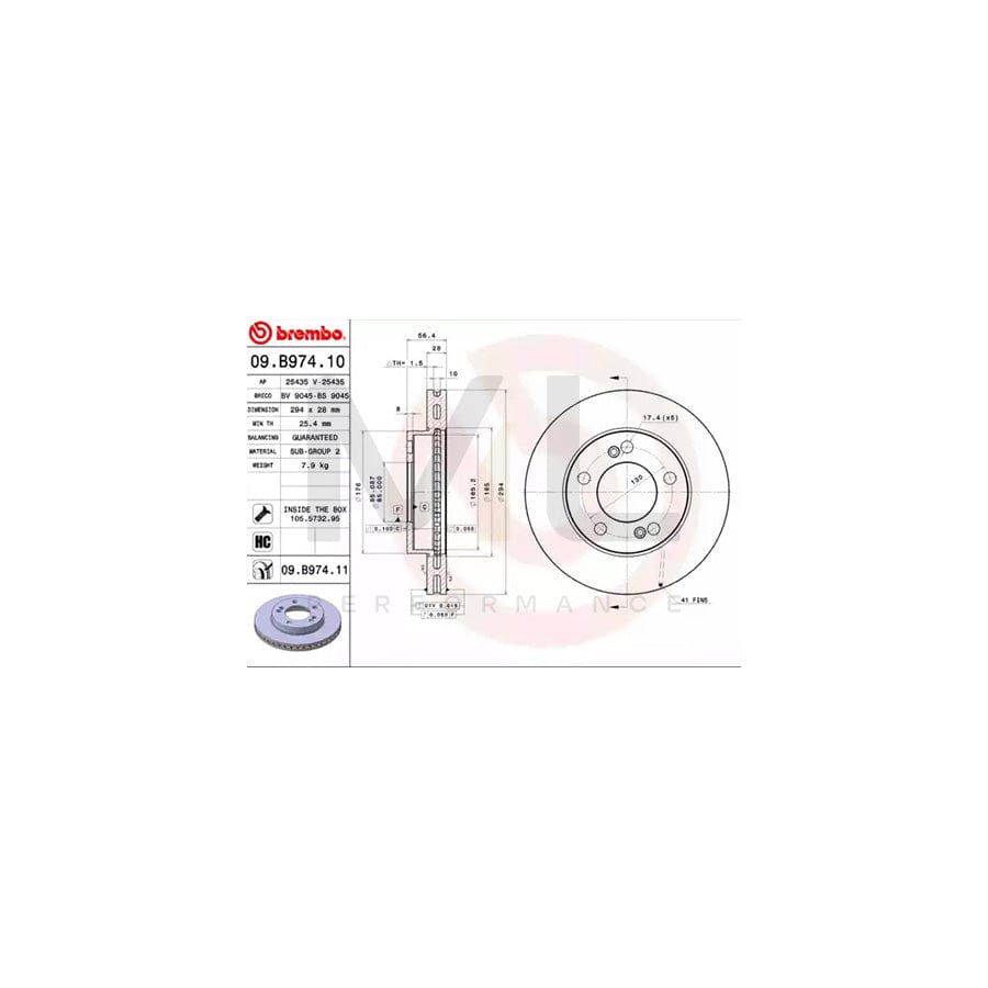brembo-09-b974-10-brake-disc-internally-vented-high-carbon-with-bolts-screws