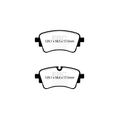 EBC DPX2435 Audi B9 C8 Ultimax Rear Brake Pads - TRW Caliper (Inc. A4, A5, A6, A7, Q5) 2 | ML Performance UK Car Parts