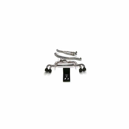 Armytrix NI35S-BF NI35SS-BQS12M Valvetronic 102mm Race Exhaust System Nissan GT-R R35 2007-2021 with Quad Matte Black 5"