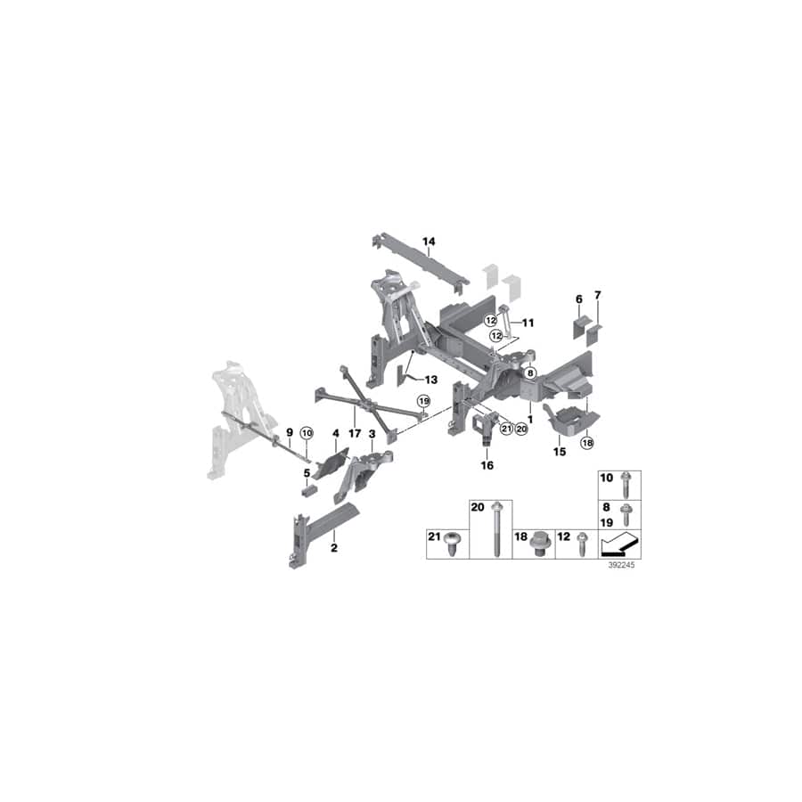 Genuine BMW 39206865178 Wheelhousing, Front Right (Inc. i3 94Ah, i3 60Ah & i3 60Ah Rex)