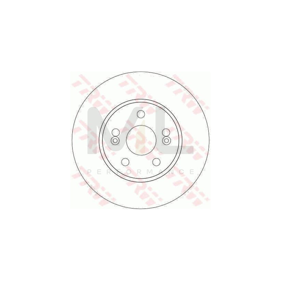 TRW DF4164 Brake Disc Vented  - 1 piece
