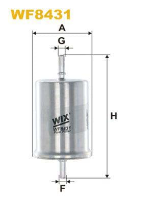 WIX Filters WF8431 Fuel Filter For Smart Fortwo